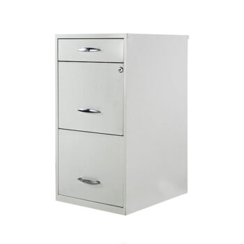 ARCHIVERO METALICO DE OFICINA TAMAÑO CARTA 18871 2+1 GAVETAS BLANCO